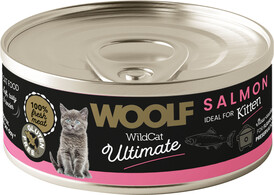 WOOLF WildCat Ultimate Kitten Salmon Łosoś Puszka 85g - Zdjęcie główne