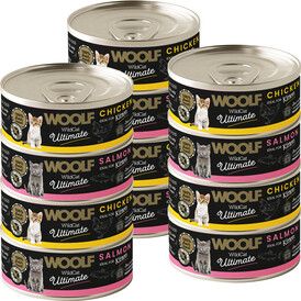 WOOLF WildCat Ultimate Kitten MIX SMAKÓW Puszka 12x85g - Zdjęcie główne