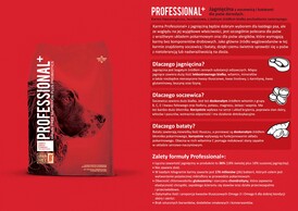 PROFESSIONAL + Jagnięcina Soczewica Bataty bez zbóż 500g Próbka - Zdjęcie nr 6