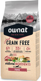 OWNAT Grain Free Just Dog Adult Duck Kaczka 14kg - Zdjęcie główne