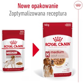 ROYAL CANIN Medium Adult w sosie M 140g - Zdjęcie nr 8
