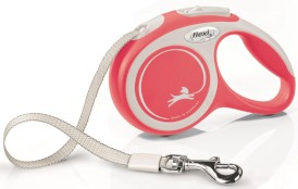FLEXI NEW COMFORT Smycz taśmowa XS / 3m czerwona - Zdjęcie główne