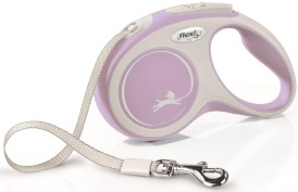 FLEXI NEW COMFORT Smycz taśmowa S / 5m różowa - Zdjęcie główne