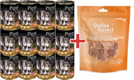 DOLINA NOTECI PIPER Junior Żołądki Kurczaka Ryż 12x400g + GRATIS! Gryzak Żołądki Wieprzowe - Zdjęcie główne