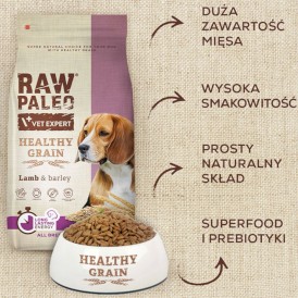 Vet Expert RAW PALEO HG Lamb Barley Adult 2kg - Zdjęcie nr 4
