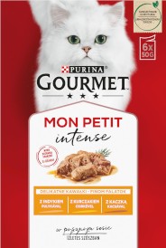PURINA GOURMET Mon Petit Intense w sosie Mix Smaków 6x50g - Zdjęcie główne