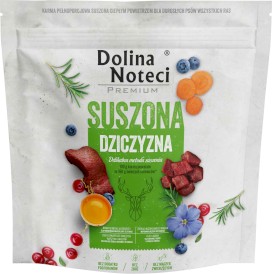 DOLINA NOTECI Premium SUSZONA Dziczyzna dla psa 1kg - Zdjęcie główne