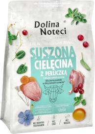 DOLINA NOTECI Premium Małe Rasy SUSZONA Cielęcina Perliczka 3kg - Zdjęcie główne