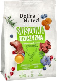 DOLINA NOTECI Premium SUSZONA Dziczyzna dla psa 3kg - Zdjęcie główne