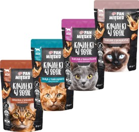 PAN MIĘSKO Kurczak z Przepiórką w sosie dla kota 85g - Zdjęcie nr 2
