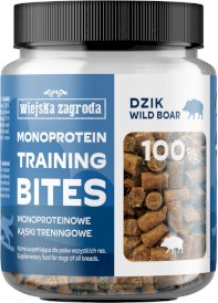 WIEJSKA ZAGRODA Monoproteinowe Treningowe Kąski Dzik 150g - Zdjęcie główne