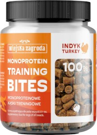 WIEJSKA ZAGRODA Monoproteinowe Treningowe Kąski Indyk 150g - Zdjęcie główne