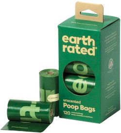 EARTH RATED Woreczki na psie odchody Bezzapachowe 8x15szt - Zdjęcie główne