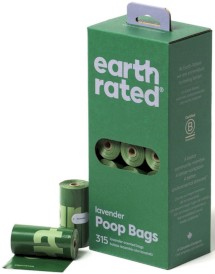 EARTH RATED Woreczki na psie odchody Lawendowe 21x15szt - Zdjęcie główne