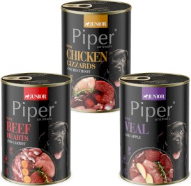 DOLINA NOTECI PIPER Junior Serca Wołowe Marchew 400g - Zdjęcie nr 2