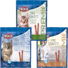 TRIXIE Premio Stick Quintett Kabanoski Drób Wątróbka dla kota 5szt. - Zdjęcie nr 3