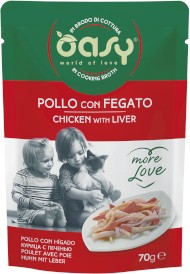 OASY Cat More Love Chicken Liver Kurczak Wątróbka 70g - Zdjęcie główne
