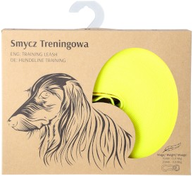 DINGO Flex Honey Smycz treningowa z rączką Żółta 1,6cm x 3m - Zdjęcie nr 6