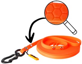 DINGO Flex Honey Smycz treningowa z rączką Pomarańczowa 1,6cm x 3m - Zdjęcie nr 3