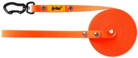 DINGO Flex Smycz treningowa z rączką Pomarańczowa 1,6cm x 5m - Zdjęcie nr 2
