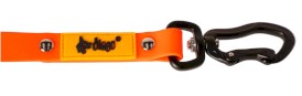 DINGO Flex Honey Smycz treningowa z rączką Pomarańczowa 1,6cm x 3m - Zdjęcie nr 6