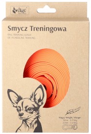 DINGO Flex Honey Smycz treningowa z rączką Pomarańczowa 1,6cm x 3m - Zdjęcie nr 7
