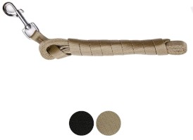 DINGO Smycz treningowa z taśmy Khaki 1,6cm x 5m - Zdjęcie główne