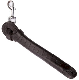 DINGO Smycz treningowa z taśmy Czarna 2cm x 20m - Zdjęcie nr 2