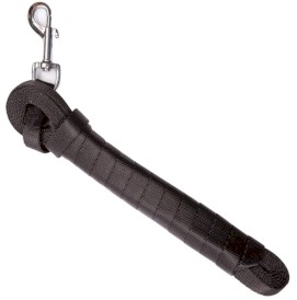 DINGO Smycz treningowa z taśmy Czarna 1,6cm x 2,5m - Zdjęcie nr 2