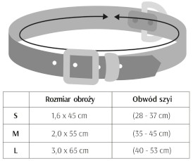 DINGO Terra Sand Obroża wegańska z klamrą metalową Beżowa S - Zdjęcie nr 4