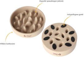 DINGO Miska Bambusowa spowalniająca jedzenie psa 1,10l - Zdjęcie nr 4