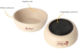 DINGO Nature Miska Bambusowa 1,25l - Zdjęcie nr 6