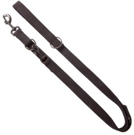 DINGO Qoton Smycz przepinana bawełniana Czarna 20mm x 220cm - Zdjęcie główne