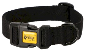 DINGO Qoton Obroża bawełniana Czarna S 16mm x 35cm - Zdjęcie nr 2