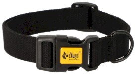 DINGO Qoton Obroża bawełniana Czarna XL 30mm x 65cm - Zdjęcie nr 3
