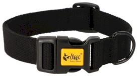 DINGO Qoton Obroża bawełniana Czarna S 16mm x 35cm - Zdjęcie nr 3