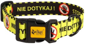 DINGO *Nie dotykaj* Obroża regulowana 3cm x 60cm - Zdjęcie główne