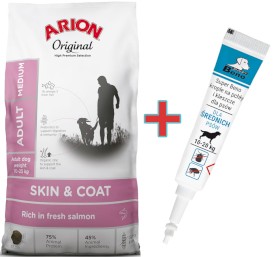 Arion Original Skin / Coat Adult Medium Salmon 2kg + Krople na KLESZCZE GRATIS !! - Zdjęcie główne