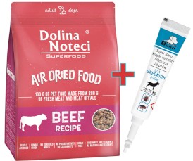 DOLINA NOTECI SUPERFOOD Danie z Wołowiny 1kg + Krople na KLESZCZE GRATIS !! - Zdjęcie główne