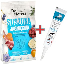 DOLINA NOTECI Premium SUSZONA Jagnięcina dla psa 9kg + Krople na KLESZCZE GRATIS !! - Zdjęcie główne