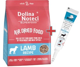 DOLINA NOTECI SUPERFOOD Danie z Jagnięciny 1kg + Krople na KLESZCZE GRATIS !! - Zdjęcie główne