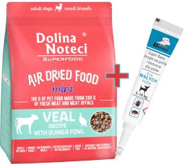 DOLINA NOTECI Superfood Mini Danie Cielęcina Perliczka 1kg + Krople na KLESZCZE GRATIS !! - Zdjęcie główne
