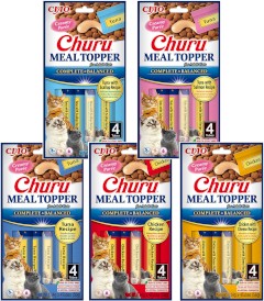 INABA Cat Churu Meal Topper Chicken Recipe Kurczak 4x14g - Zdjęcie nr 7