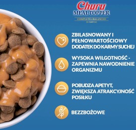 INABA Cat Churu Meal Topper Tuna Salmon Recipe Tuńczyk Łosoś 4x14g - Zdjęcie nr 4