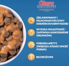 INABA Cat Churu Meal Topper Chicken Recipe Kurczak 4x14g - Zdjęcie nr 4