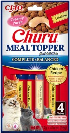 INABA Cat Churu Meal Topper Chicken Recipe Kurczak 4x14g - Zdjęcie główne