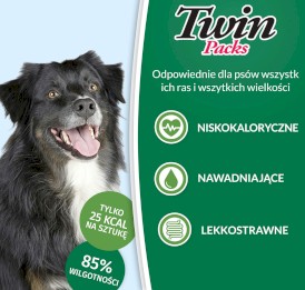 INABA Dog Twin Packs Chicken Vegetables Recipe Kurczak Warzywa 2x40g - Zdjęcie nr 6