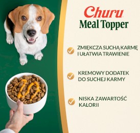 INABA Dog Churu Meal Topper Chicken Recipe Kurczak 4x14g - Zdjęcie nr 3