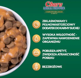 INABA Dog Churu Meal Topper Chicken Recipe Kurczak 4x14g - Zdjęcie nr 4