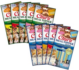 INABA Cat Churu Meal Topper Tuna Salmon Recipe Tuńczyk Łosoś 4x14g - Zdjęcie nr 6